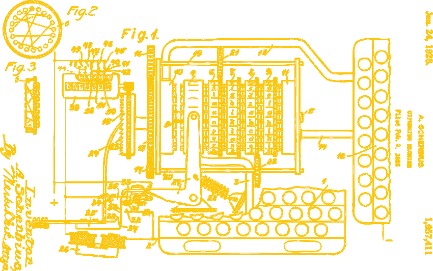 Enigma Machine Blueprint image