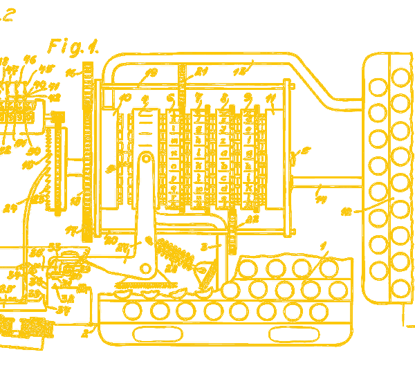 Enigma Machine Blueprint image